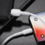 Кабель Borofone BX16, lightning, 1 м, белый