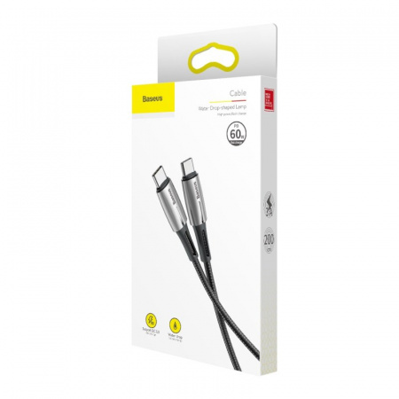 Кабель Baseus CATSD-K01 QC 3.0, USB - USB Type-C, 2 м, Quick charge 3.0