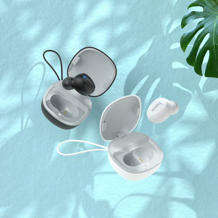 Беспроводные наушники HOCO E50 Wise mini, Bluetooth, 50 мАч, Белый