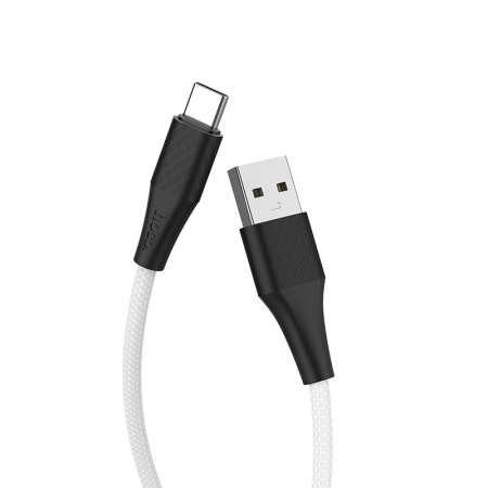 Кабель hoco X32 Excellent, USB - USB Type-C, 1 м, белый