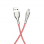 Кабель Hoco U59 Enlightenment, USB - USB Type-C, 1.2 м, красный