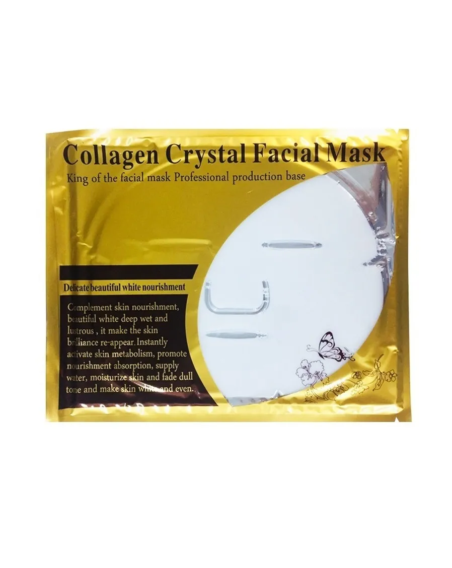 Коллагеновая маска для лица Сollagen Cristal Facial Mask 60g (белая)