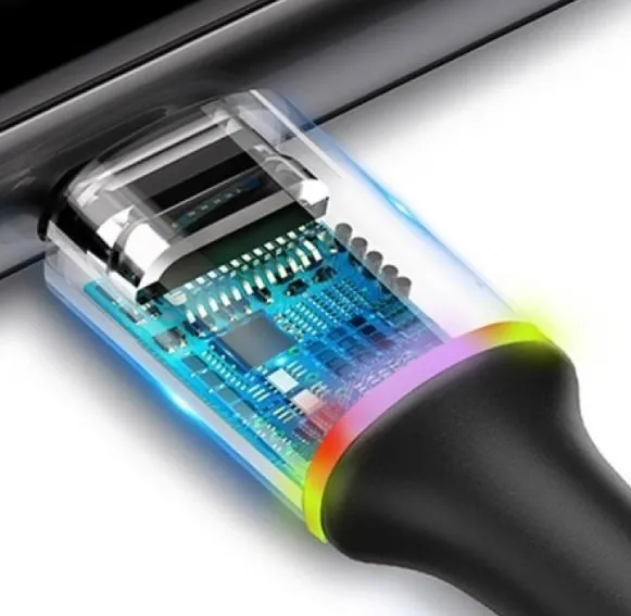 Кабель Baseus CALGH-C09 QC 3.0, lightning, 2 м, Quick charge 3.0, красный