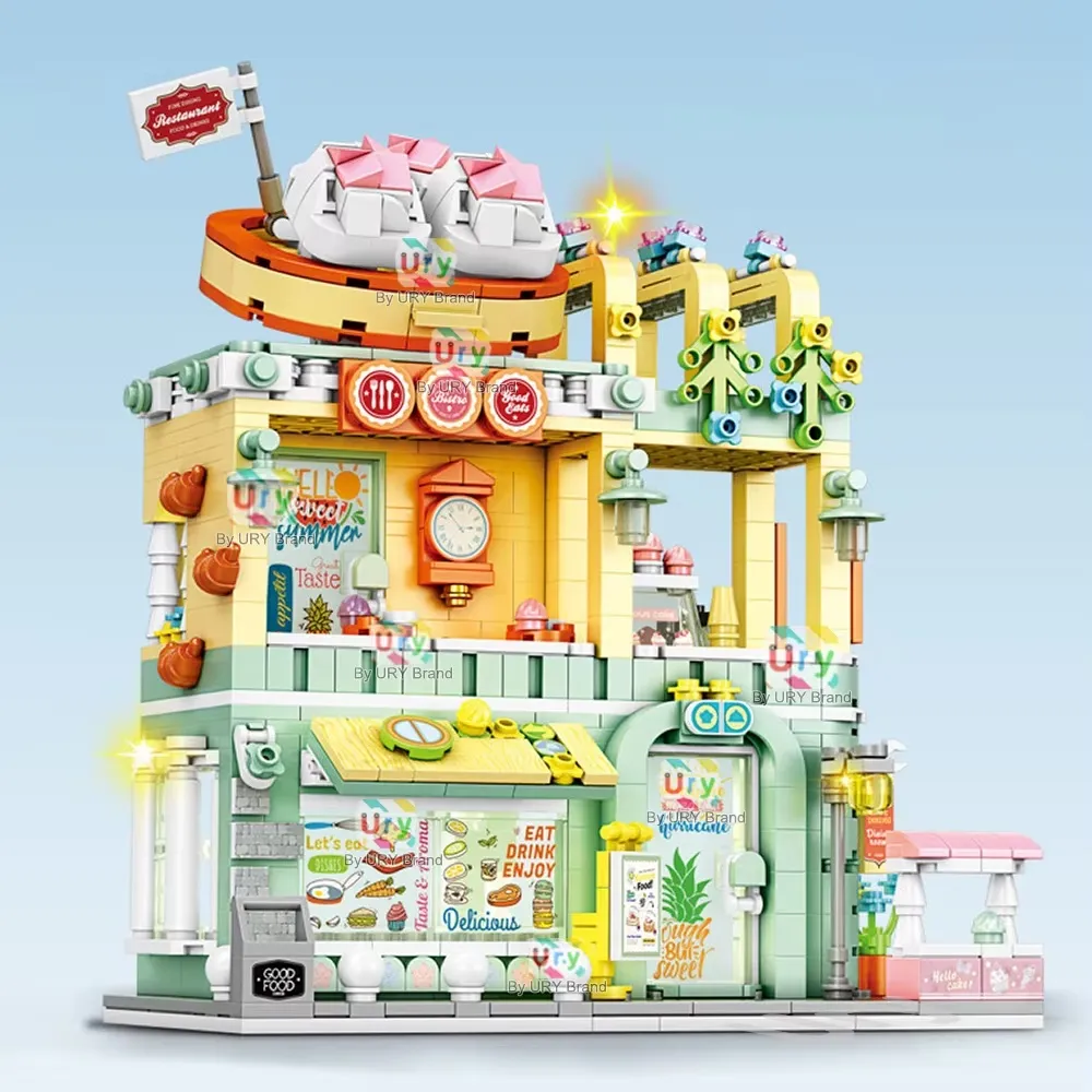 Конструктор JIQILE закусочная NO 47129 818 pcs
