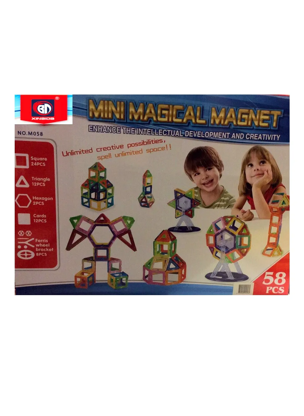 Магнитный конструктор Mini Magical Magnet 58