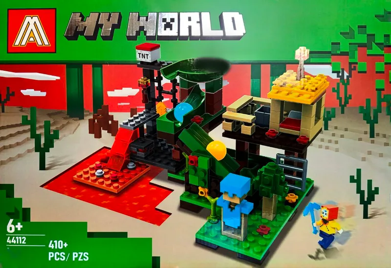 Конструктор my world 44111 410+pcs