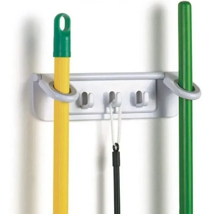 Настенный держатель для хозяйственного инвентаря Mop & Broom Organizer