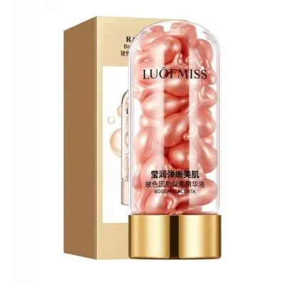 Сыворотка для лица омолаживающая с плацентой Luofmiss Bosein Placenta 30 капсул