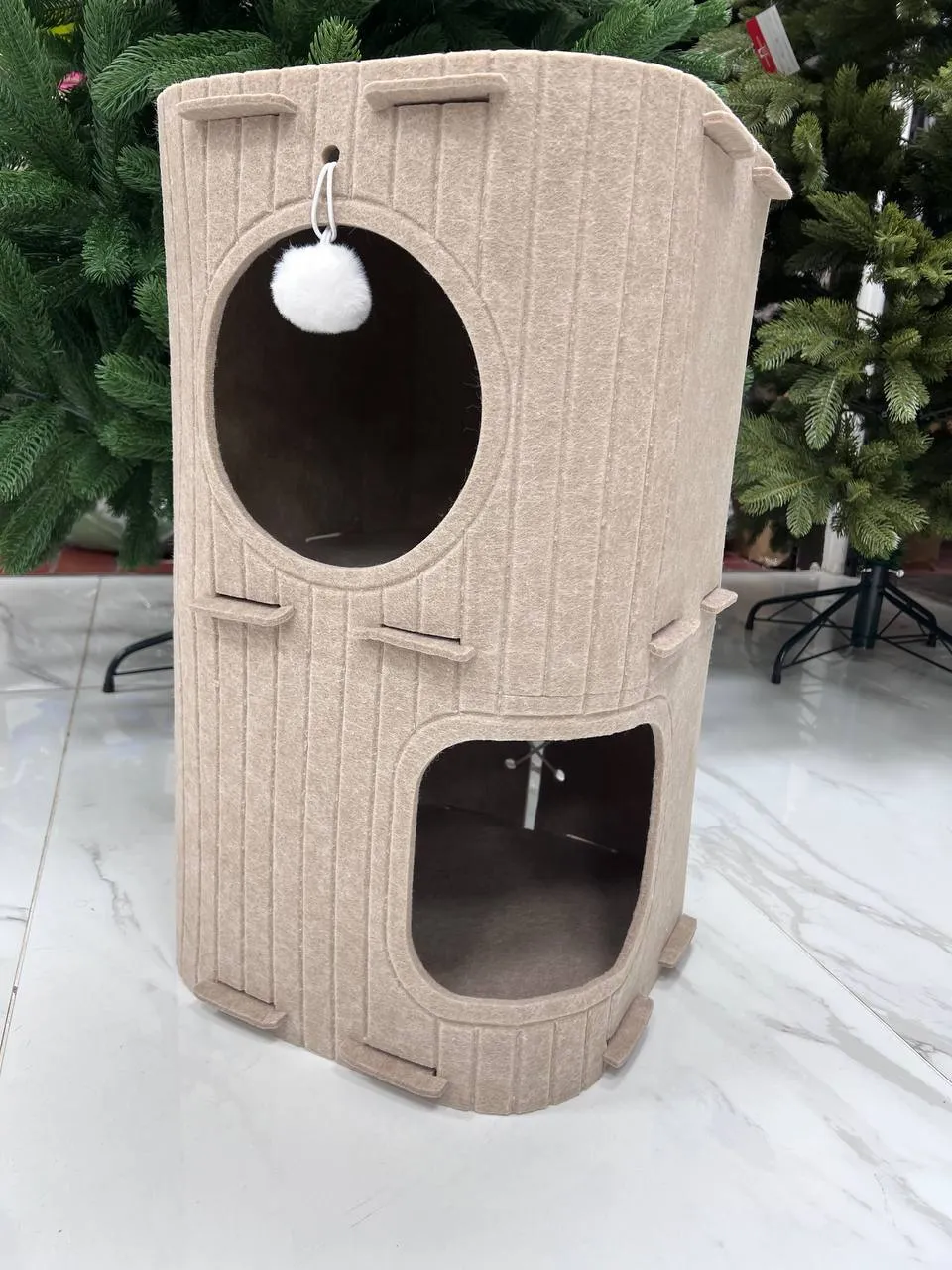 Двойной домик для кошки